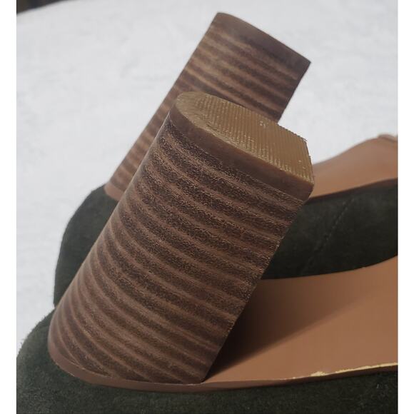 Crown Vintage Darcie Olive Ankle Boot Womens Sz 8M Soft Leather Boho Classic - Picture 10 of 11